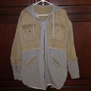 Free people utility light coat
